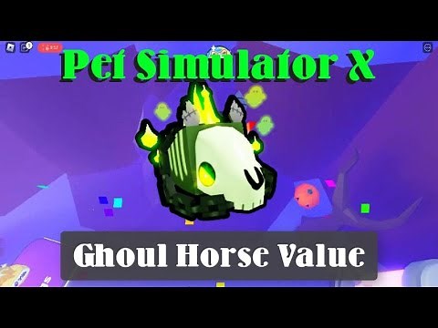 Ghoul Horse Value in Pet Simulator X | Roblox Pet Simulator X Value List | Halloween Event Values