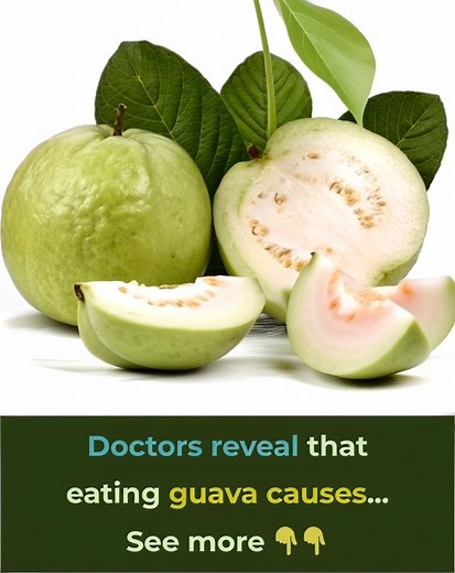 Doctors reveal that eating guava causes...See more 👇👇 | Feedy Healthy