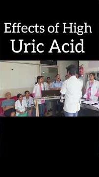 Dr. Abhishek Shukla Demonstrating Effects of High level of Uric Acid #viral #shortsfeed