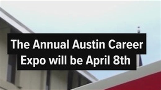 The annual Austin career expo will be April 8