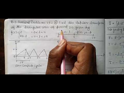 Laplace transform of triangular wave of period 2a || B.S Grewal problem:-21.2 Question number:-04