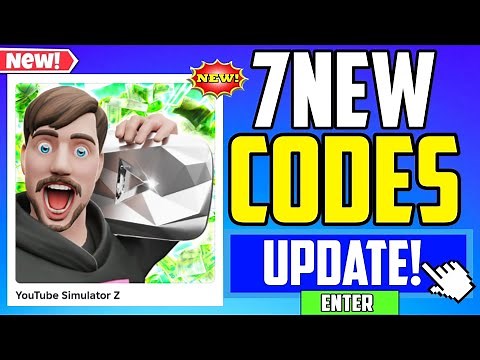 *SECRET UPDATE!* | YouTube Simulator Z CODES 2025 (ROBLOX YouTube Simulator Z)Part 1060