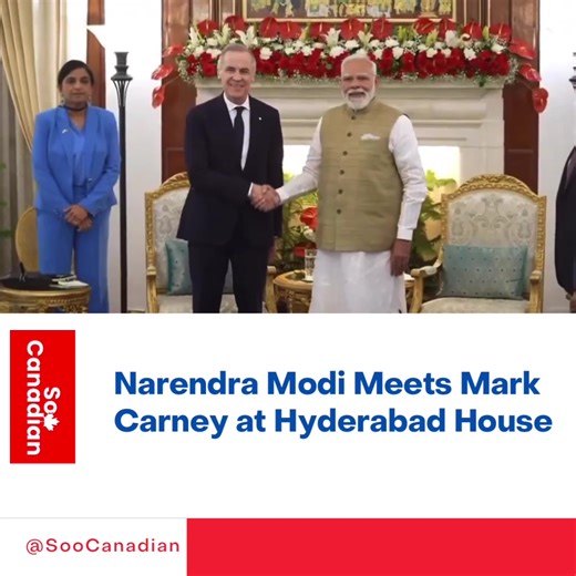 Prime Minister Mark Carney held talks with Indian Prime Minister Narendra Modi at Hyderabad House during his official visit to India. The meeting focused on strengthening Canada–India relations, with discussions expected to cover trade, investment, and broader cooperation between the two countries. Carney’s visit is aimed at deepening economic ties and advancing a forward-looking partnership between Canada and India. The Canadian prime minister arrived in New Delhi after earlier engagements in M
