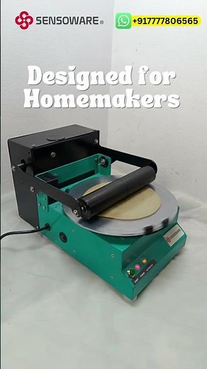 FM05 SmartRoll Prime – 8 Inch Automatic Roti & Chapathi Rolling Machine for Home | Sensoware