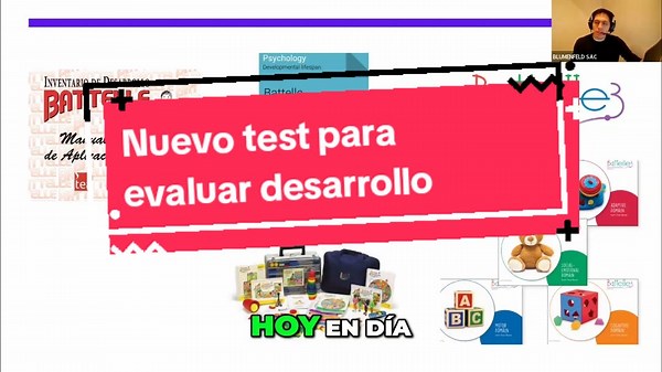 Inventario de Evaluación del Desarrollo: Nuevos Test Psicológicos