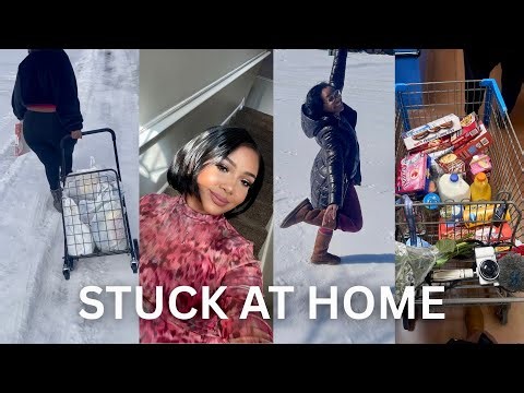 VLOG: Snowed In for 10 Days, Walking on Ice for Groceries, Homebody Routine & Life Reflections