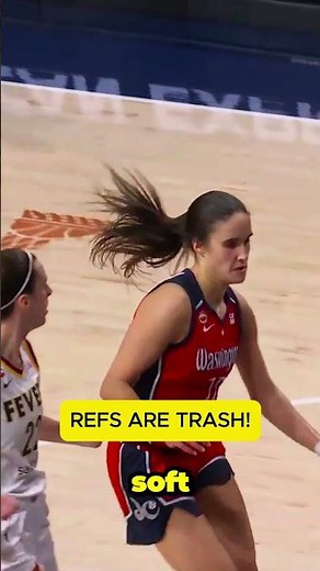 Caitlin Clark Gets Fouled For This… But Hard Hits Ignored?! 😤#catlinclark