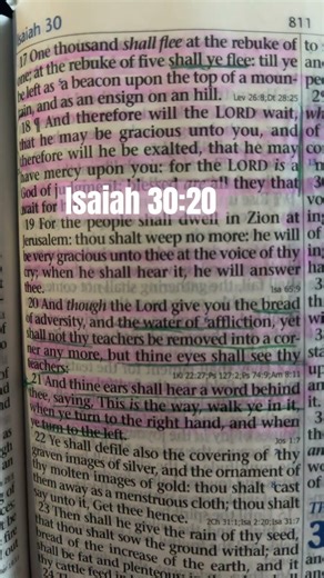 Isaiah 30:20