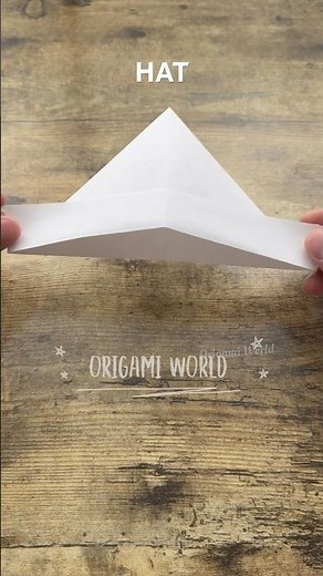 EASY ORIGAMI HAT PAPER FOLDING STEP BY STEP | DIY PAPER HAT TUTORIAL ORIGAMI WORLD EASY INSTRUCTIONS
