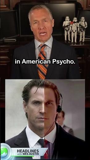 Gavin Newsom Compared Himself to American Psycho