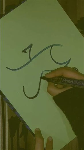 Muhammad(SAW)💙| Modern Arabic Calligraphy | Tutorial | #allah #arabicart #shorts