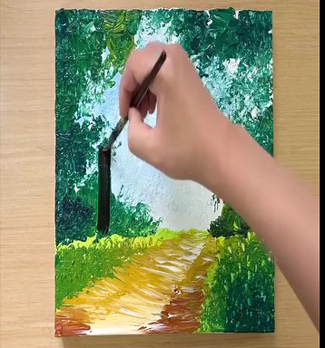 5.4K views · 480 reactions | How to Draw a Girl Walking Dog / Acrylic / Painting Technique | HO Art | Facebook