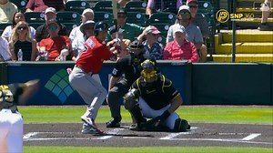 Masa Yoshida drives in his first runs of spring training