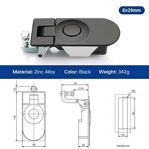 [Hot Item] Zinc Alloy Industrial Box Push to Close Flip Flat Lock
