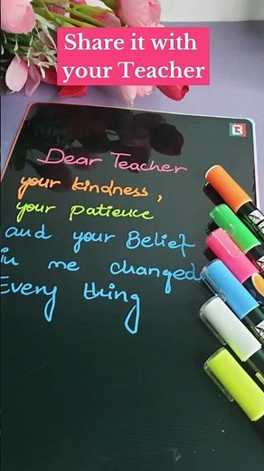 DIY Teacher Appreciation Note ✏️ | Easy & Thoughtful Gift Idea for Teachers!