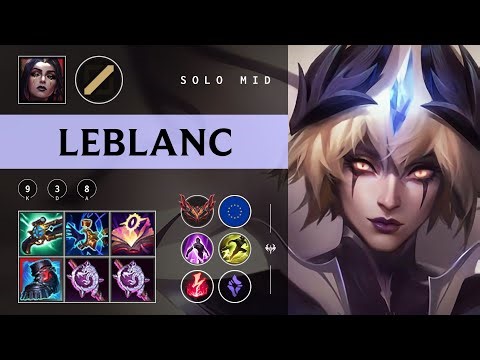 LeBlanc Mid vs Syndra - EUW Grandmaster Patch 25.24