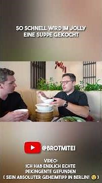 So quickly the soup is cooked at Jolly 🍲 @BrotmitEi