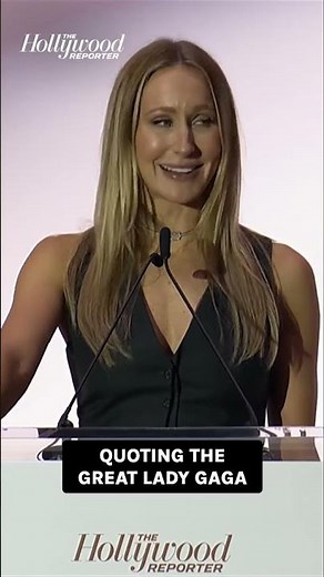 #NikkiGlaser Gives Her Best #LadyGaga Impression at THR's #WomenInEntertainment Gala #shorts