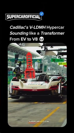 World’s Most INSANE EV To V8 Switch 😈 #cadillac #ev #f1 #hypercar