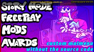 Customice mainMenu_assets without the source code Mod for Friday Night Funkin' | FNF Mods