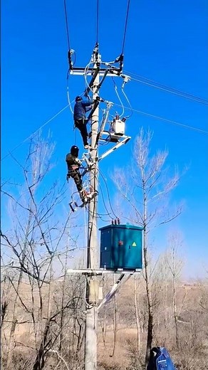 How to install a distribution transformer? #shortfeed