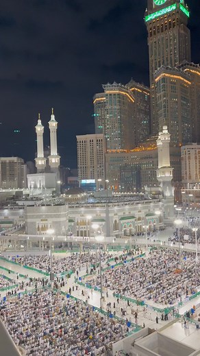 14K views · 3.4K reactions | Day and night view of the Royal Clock Tower  | Makkah Madina | Facebook