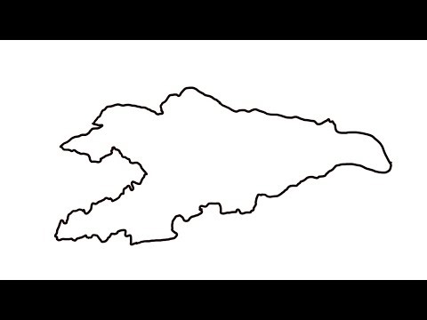 How to draw map of Kyrgyzstan