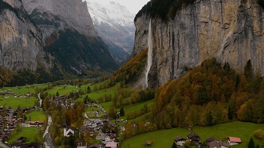 Beneath the Staubbach Falls