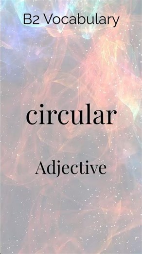Word of the Day: Circular 🔵 | Meaning + Example in 15s