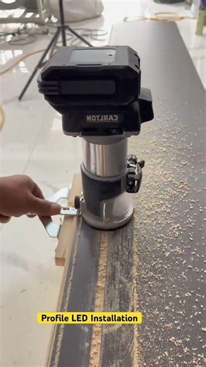 How to Install Profile LED #dubai #home #interiormaster #bedroomdesign #kitchen #ledstrip #uaelife