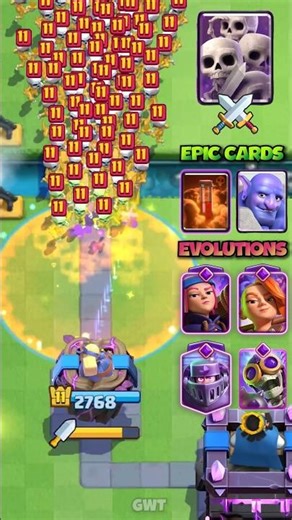 Can Skarmy Survive Epics & Evolutions?! 😱 #clashroyale