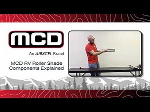 MCD RV Roller Shade Components Explained