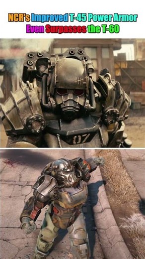 Yes... NCR's Improved T-45 Power Armor Even Surpasses the T-60 #Fallout #FalloutTVShow
