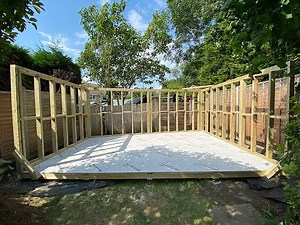 Garden Room How To: Build & Frame Your Walls From Scratch