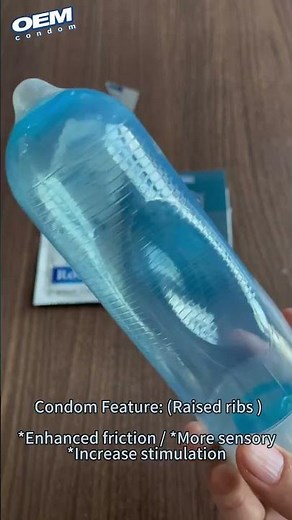 What are ribbed condoms?