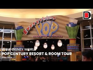 Disney's Pop Century Room & Resort Tour | Walt Disney World | April 2024