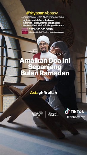 280K views · 8.6K reactions | Jom amalkan doa ini sepanjang Ramadhan ❤ | Ustaz Don Daniyal Don Biyajid : Solat & Selawat Tour | Facebook