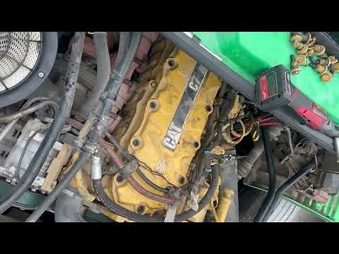 Cat C7 Acert Injector removal in truck