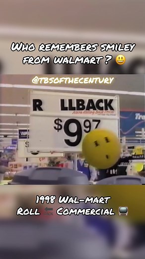 1998 Walmart Commercial with Smiley Face