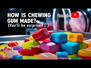 Comment est fabriqué le chewing gum ? Tu vas être surpris 😲🍬