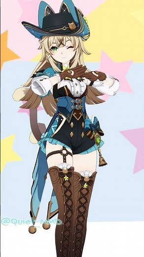 [原神 MMD ] Kirara (绮良良 / 綺良々 / 키라라)-キュートなキューたい - Genshin Impact