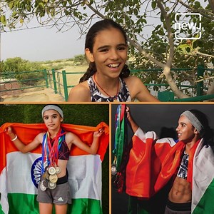 9-year-old Pooja Bishnoi is sprinting her way to world records and Olympics 2024 #AajNEWJDekhaKya | Briefly