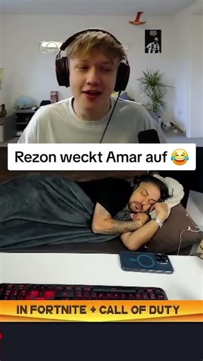 Rezon weckt Amar auf 😂#rezon #fortnite #shorts