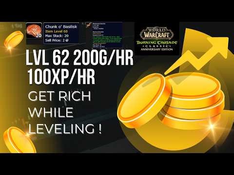200g/hr at Level 62 With ZERO Gear (TBC anniversary)