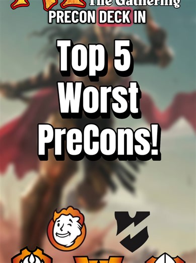 The Worst MTG Commander Precon Decks - Part 2