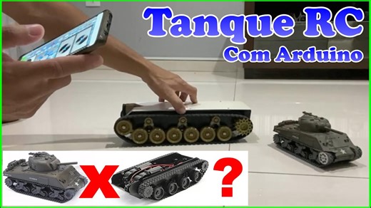 Como Fazer um Tanque de Controle Remoto com Arduino — Irivanrodrigues