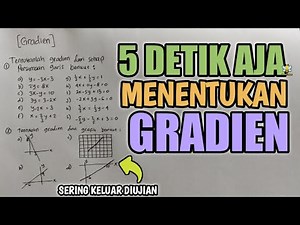 QUICK WAY TO DETERMINE GRADIENT‼️