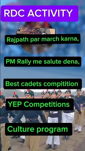➡️ RDC – Every NCC Cadet’s Dream 🇮🇳 | Full RDC Explained in 60 sec#youtubeshorts #ytshorts