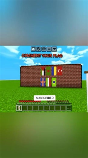 Minecraft Flag Banner Japan 🇯🇵 |#shorts #flag #japan