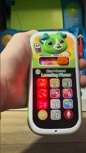 LeapFrog Ring & Record Learning Phone Startup #shorts